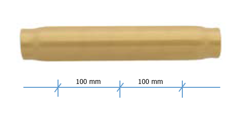 Стальные коллекторные трубки 1 1/4” для подключения измерительной арматуры