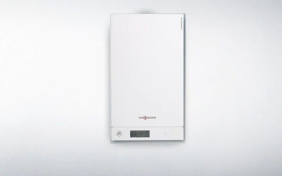 Установка конденсационного котла Vitodens 100-W (Viessmann)